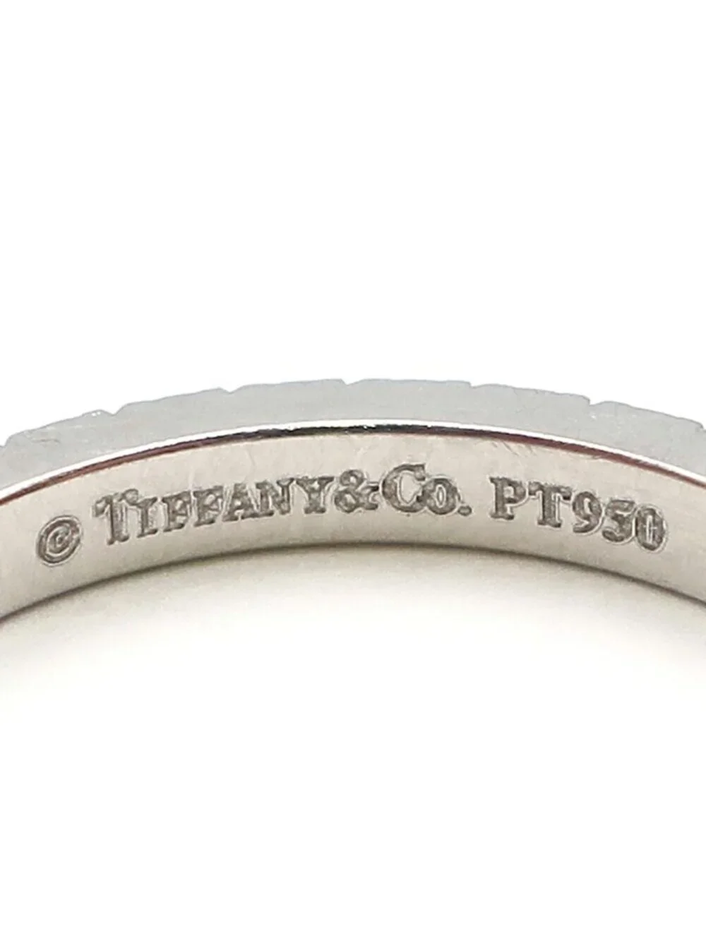 Tiffany & Co Ten Full Eternity Ring Platinum Diamond